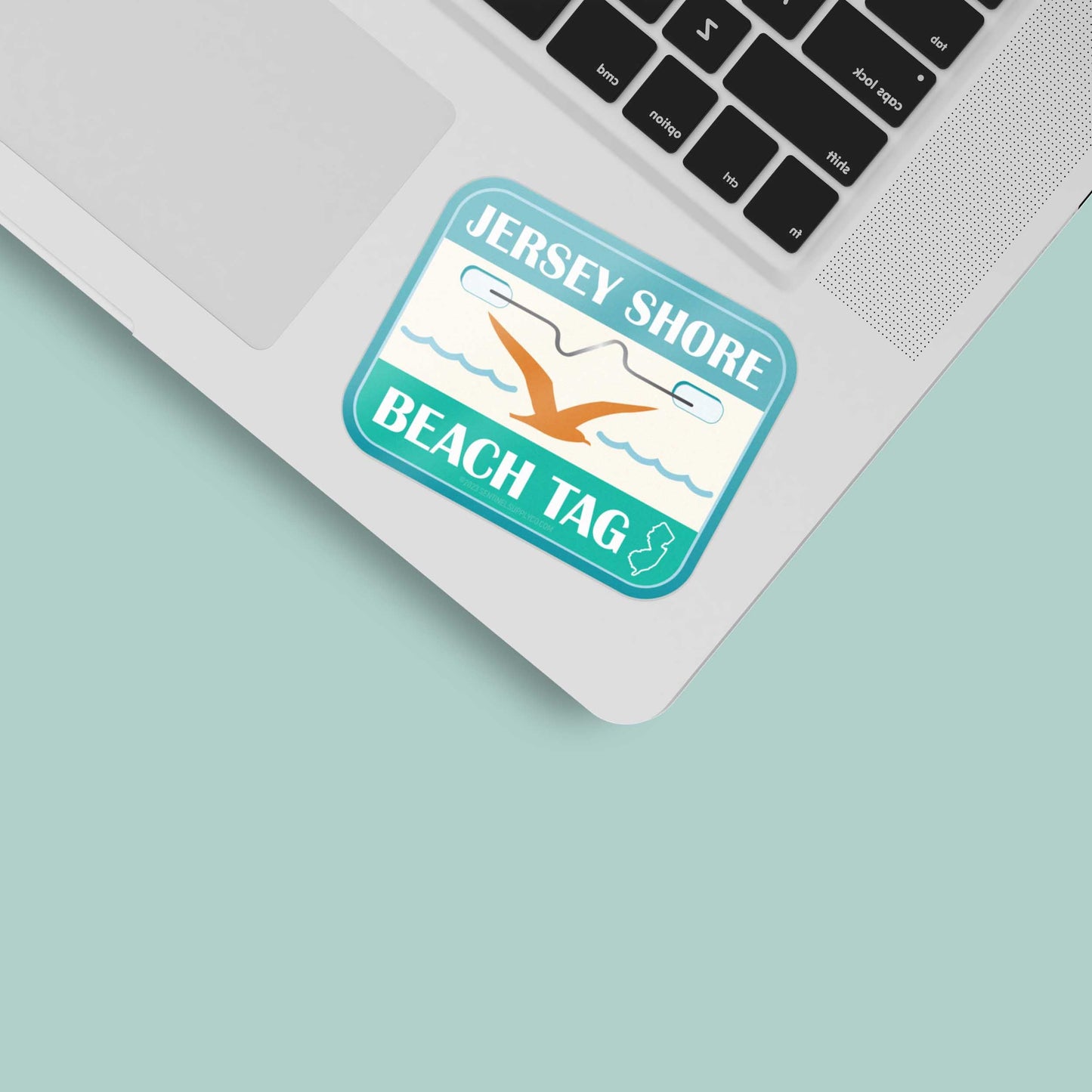 Jersey Shore Beach Tag Sticker