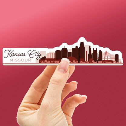 Kansas City Skyline Sticker