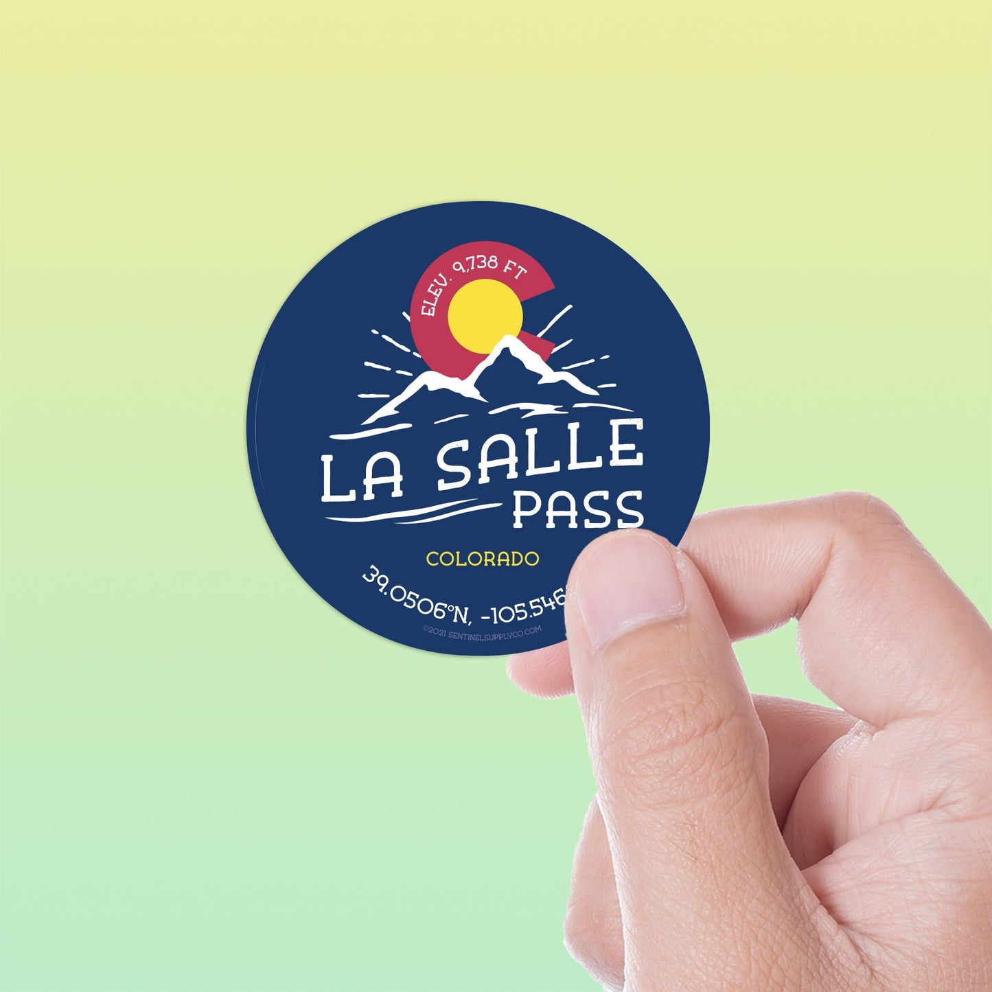 La Salle Pass Colorado Stickers