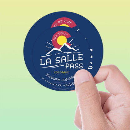 La Salle Pass Colorado Stickers