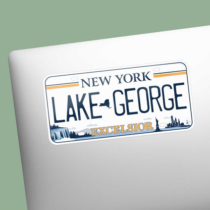 New York License Plate Sticker - Choose from 25+ NY Cities