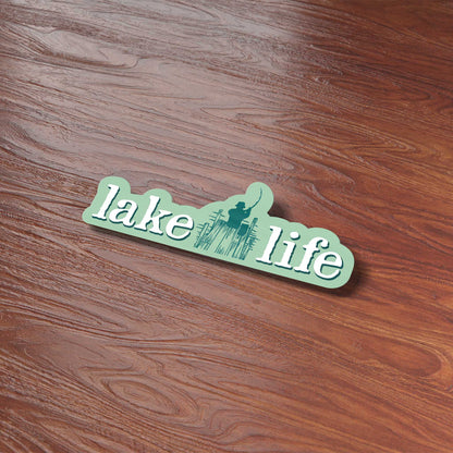 Lake Life Fishing Dock Sticker