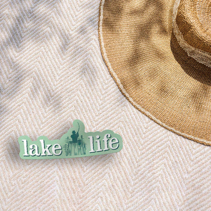 Lake Life Fishing Dock Sticker