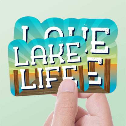 Lake Life Sticker