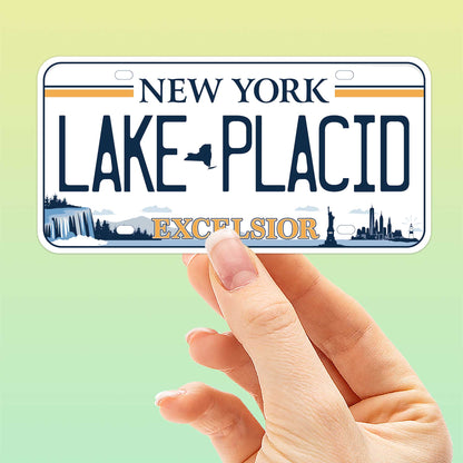 New York License Plate Sticker - Choose from 25+ NY Cities