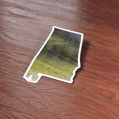 Largemouth Bass Alabama Fishing Sticker