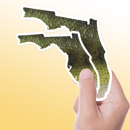 Largemouth Bass Florida Fishing Sticker
