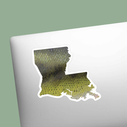 Largemouth Bass Louisiana Fishing Sticker