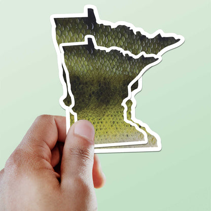 Largemouth Bass Minnesota Fishing Sticker
