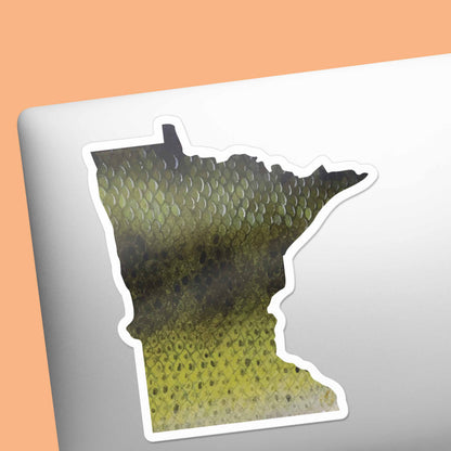 Largemouth Bass Minnesota Fishing Sticker
