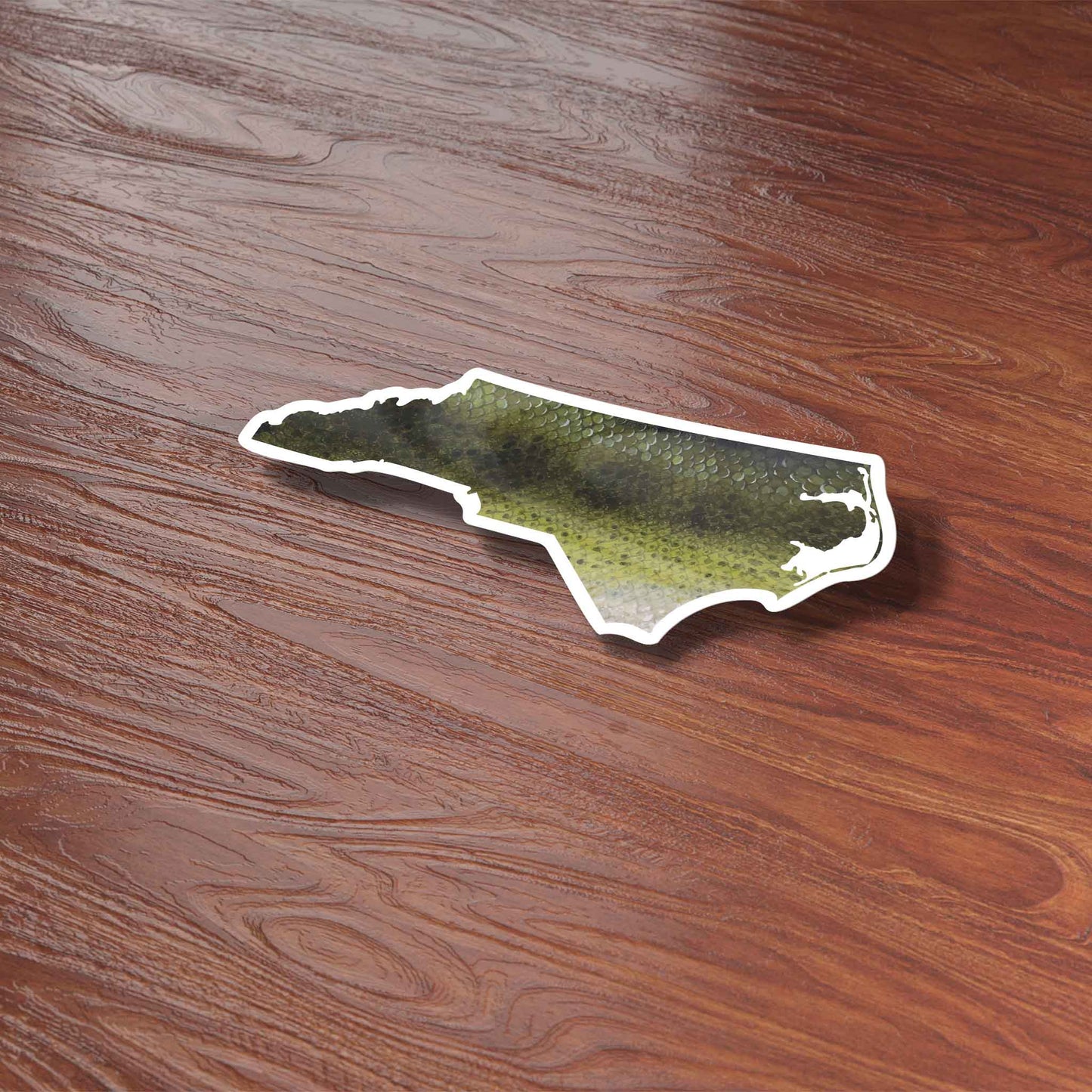 Largemouth Bass North Carolina Fishing Sticker