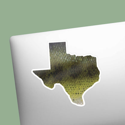 Largemouth Bass Texas Fishing Sticker