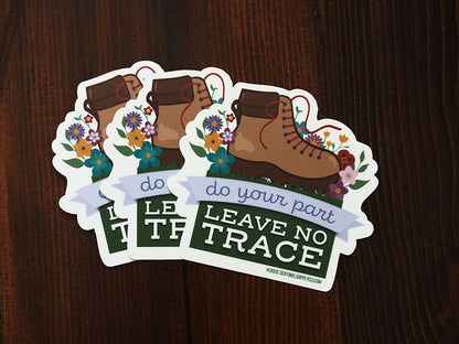 Leave No Trace Sticker Pack of 3
