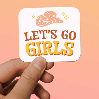 Let's Go Girls Sticker - Mini Cowgirl Decal