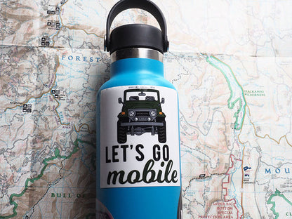 Lets Go Mobile Toyota Land Cruiser FJ40 Bumper Sticker
