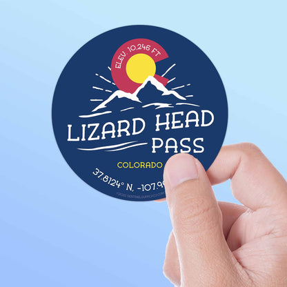 Lizard Head Pass Colorado Stickers