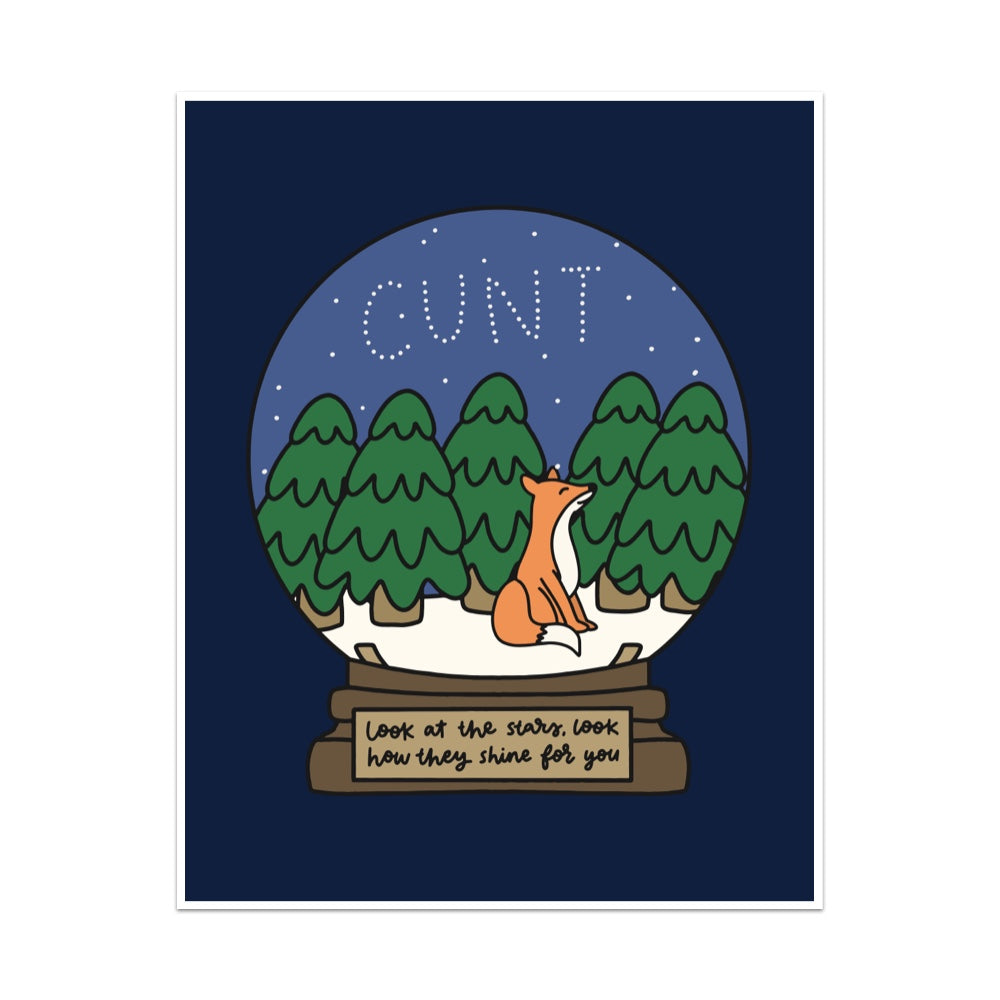 Look At The Stars Unframed Art Print
