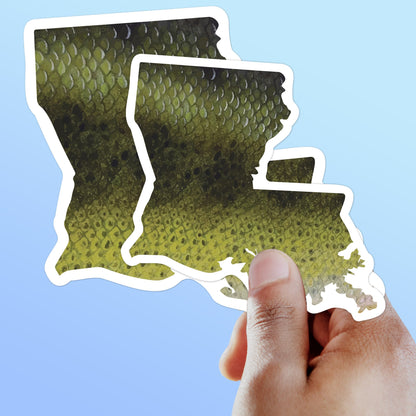 Largemouth Bass Louisiana Fishing Sticker