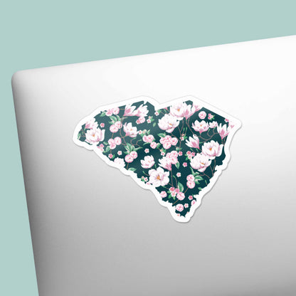 South Carolina Magnolia Flower Sticker - Cute Southern Decals