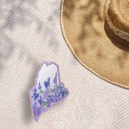 Maine Lupine Sticker