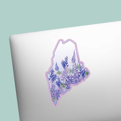 Maine Lupine Sticker