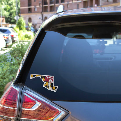 Maryland Flag Bumper Sticker