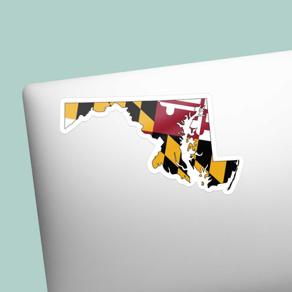 Maryland Flag Bumper Sticker