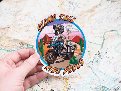 Meerkat Moto Artwork Sticker