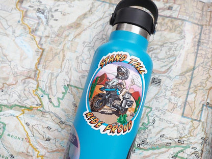 Meerkat Moto Artwork Sticker