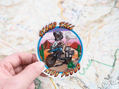 Meerkat Moto Artwork Sticker