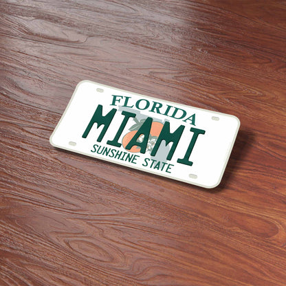 Florida License Plate Stickers - Choose Your FL City or National Park Decal
