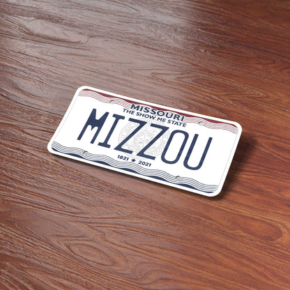 Mizzou Missouri License Plate Sticker