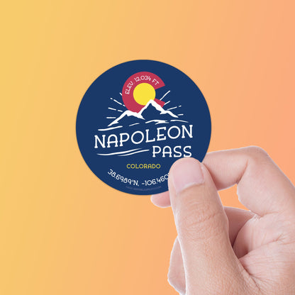 Napoleon Pass Colorado Stickers