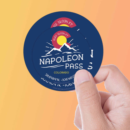 Napoleon Pass Colorado Stickers