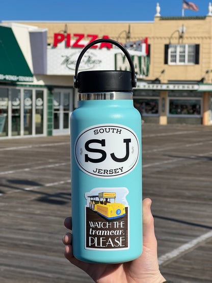 Watch the Tramcar Wildwood NJ Boardwalk Sticker