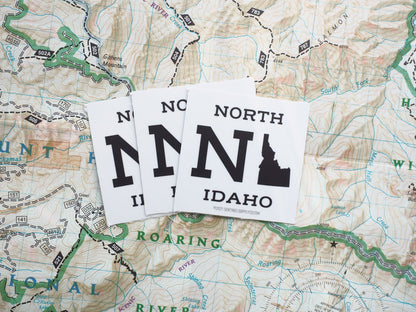 Mini Square North Idaho Sticker
