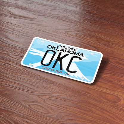 Oklahoma License Plate Stickers - Choose Your OK City