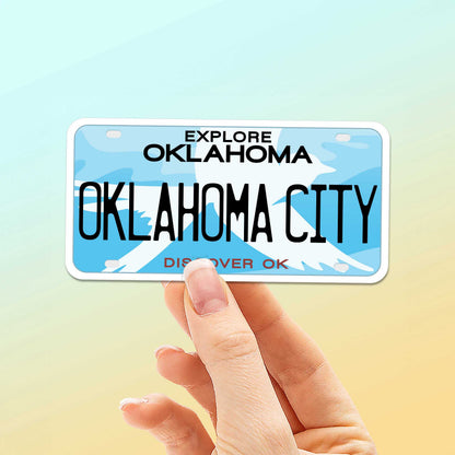 Oklahoma License Plate Stickers - Choose Your OK City