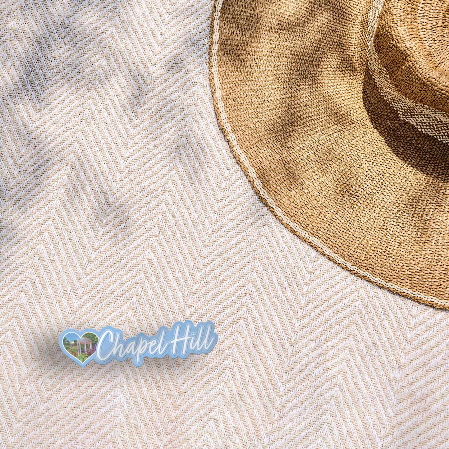Blue Chapel Hill North Carolina Sticker - Cute NC Decal