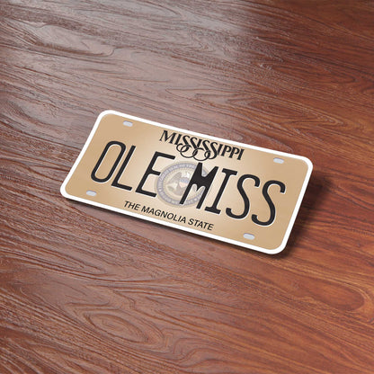 Ole Miss Mississippi License Plate Sticker