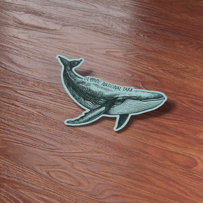 Olympic National Park Humpback Whale Sticker
