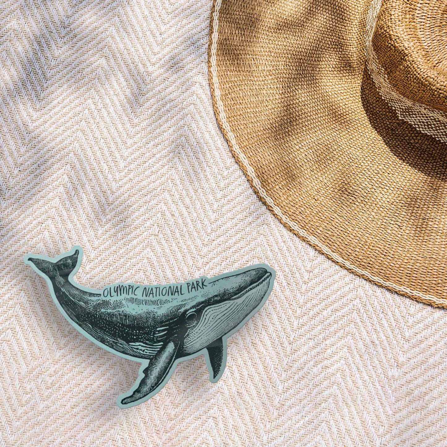 Olympic National Park Humpback Whale Sticker