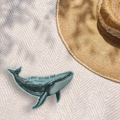 Olympic National Park Humpback Whale Sticker