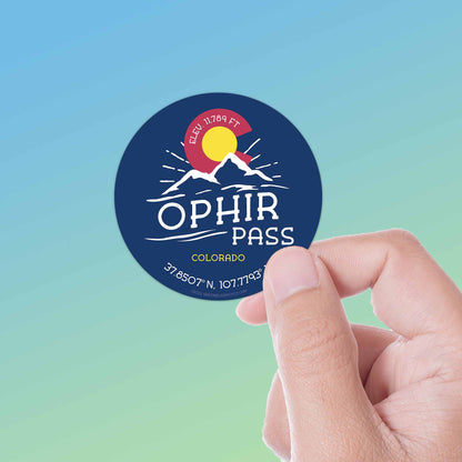 Ophir Pass Colorado Stickers