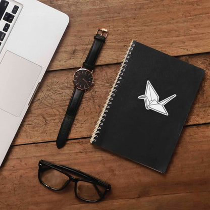 Origami Paper Crane Sticker - Cute Aesthetic Decal