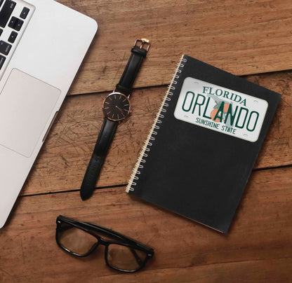 Florida License Plate Stickers - Choose Your FL City or National Park Decal