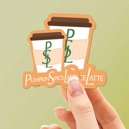 Pumpkin Spice Latte PSL Sticker