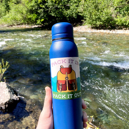 Pack It In Pack It Out Backpack Sticker