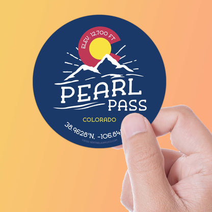 Pearl Pass Colorado Stickers