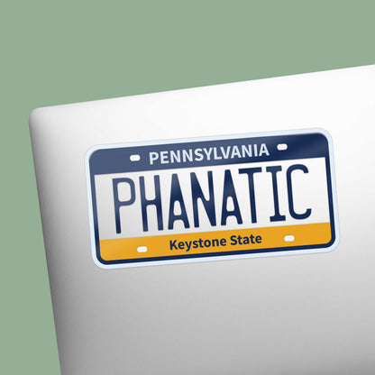 Phanatic Philadelphia License Plate Sticker